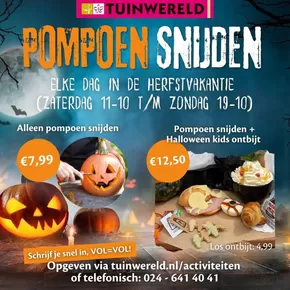 Catalogus van TuinWereld | Pompoen snuden | 2025-10-10T00:00:00.000Z - 2025-10-19T00:00:00.000Z
