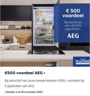Catalogus van Bruynzeel Keukens in Den Haag | €500 voordeel  | 2025-10-10T00:00:00.000Z - 2025-11-30T00:00:00.000Z
