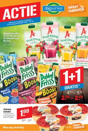 Catalogus van Dagwinkel in Losser | Actie | 2025-10-10T00:00:00.000Z - 2025-10-19T00:00:00.000Z