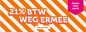 21% btw Weg ermee