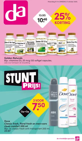 Catalogus van DA in Balk | Stunt Prijs! | 2025-10-15T00:00:00.000Z - 2025-10-21T00:00:00.000Z