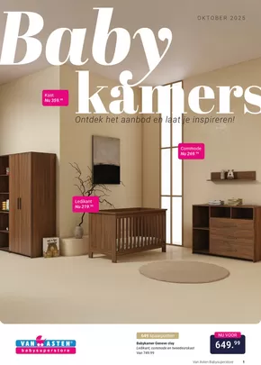 Catalogus van Van Asten BabySuperstore in Tiel |  Baby kamers | 2025-10-16T00:00:00.000Z - 2025-10-31T00:00:00.000Z