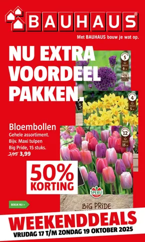 Catalogus van Bauhaus in Rotterdam | Nu extra voordeel pakken. | 2025-10-17T00:00:00.000Z - 2025-10-19T00:00:00.000Z