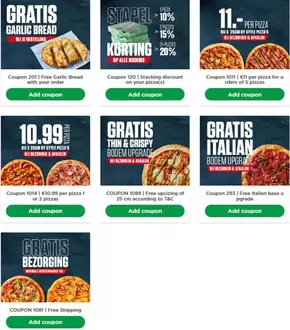 Catalogus van New York Pizza in Groningen | Gratis Garlic bread | 2025-10-17T00:00:00.000Z - 2025-10-31T00:00:00.000Z