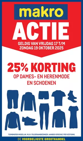 Catalogus van Makro in Huizen | Actie mode | 2025-10-17T00:00:00.000Z - 2025-10-19T00:00:00.000Z