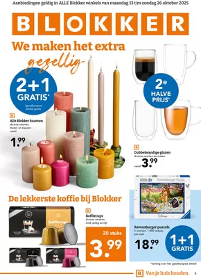 Catalogus van Blokker in Leeuwarden | Blokker - Blokker week 42 2025 | 2025-10-18T00:00:00.000Z - 2025-11-01T00:00:00.000Z