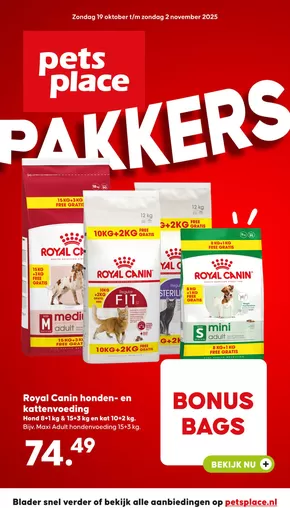 Catalogus van Pets Place in Zoetermeer | Pets Place folder | 2025-10-19T00:00:00.000Z - 2025-11-02T00:00:00.000Z