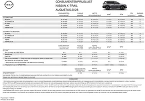 Catalogus van Nissan in Den Haag | Prijslijst X Trail | 2025-10-19T00:00:00.000Z - 2025-11-02T00:00:00.000Z