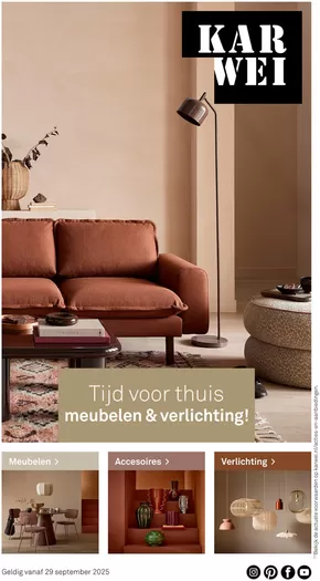 Catalogus van Karwei in Houten | Tijd voor thuis meubelen & verlichting! | 2025-10-20T00:00:00.000Z - 2025-12-31T00:00:00.000Z