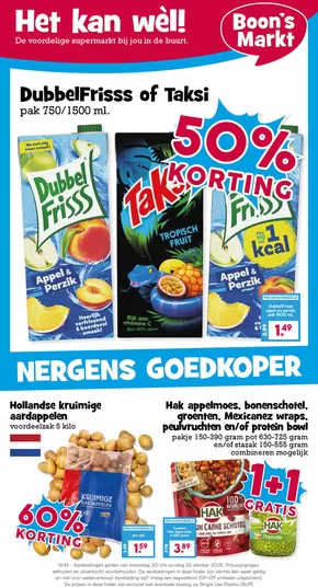Catalogus van Boon's Markt in Eindhoven | Geweldig aanbod voor alle klanten | 2025-10-20T00:00:00.000Z - 2025-11-03T00:00:00.000Z