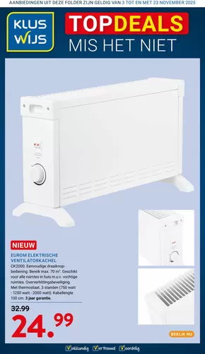 Catalogus van Kluswijs in Hoogeveen | Exclusieve deals en koopjes | 2025-10-20T00:00:00.000Z - 2025-11-03T00:00:00.000Z