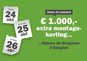 Catalogus van Brugman in Noordwijkerhout |  €1.000,- korting op de montage  | 2025-10-20T00:00:00.000Z - 2025-10-26T00:00:00.000Z
