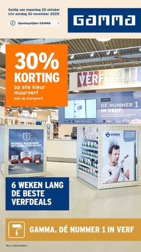 Catalogus van Gamma in Steenwijk | DE NUMMER 1 IN VERF | 2025-10-20T00:00:00.000Z - 2025-11-30T00:00:00.000Z