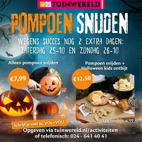 Catalogus van TuinWereld in Den Haag | Pompoen snuden | 2025-10-21T00:00:00.000Z - 2025-10-26T00:00:00.000Z
