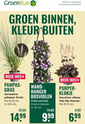 Catalogus van GroenRijk in Den Haag | GroenRijk folder | 2025-10-22T00:00:00.000Z - 2025-10-28T00:00:00.000Z