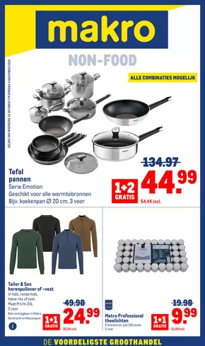 Catalogus van Makro in Groningen | Non-Food | 2025-10-22T00:00:00.000Z - 2025-11-04T00:00:00.000Z