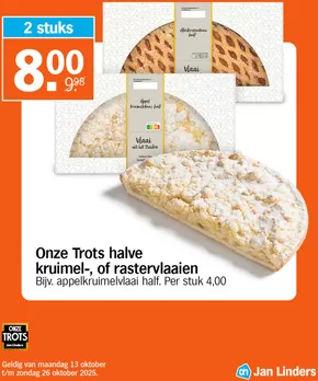 Catalogus van Jan Linders | Onze Trots halve kruimel-. of rasterylaaien | 2025-10-22T00:00:00.000Z - 2025-10-26T00:00:00.000Z