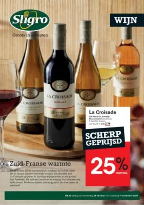 Catalogus van Sligro in Nijmegen | Onze beste koopjes | 2025-10-30T00:00:00.000Z - 2025-11-17T00:00:00.000Z