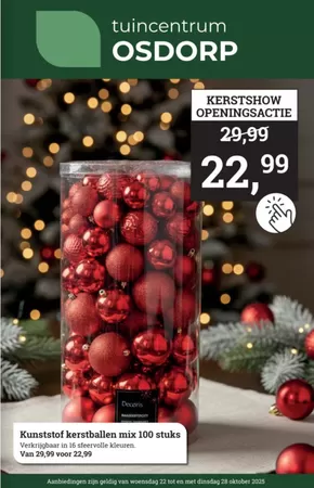 Catalogus van Tuinmaximaal in Eindhoven | Kerstshow openingsactie | 2025-10-23T00:00:00.000Z - 2025-10-28T00:00:00.000Z