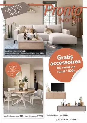 Pronto wonen folder