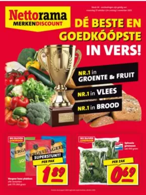 Catalogus van Nettorama in Bergen (Noord-Holland) | Folder Nettorama | 2025-10-27T00:00:00.000Z - 2025-11-02T00:00:00.000Z