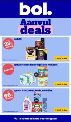 Catalogus van Bol.com in Utrecht | Aanvul deals | 2025-10-29T00:00:00.000Z - 2025-11-02T00:00:00.000Z
