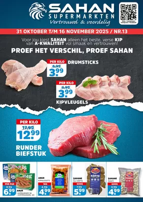 Catalogus van Sahan Supermarkten | Sahan Supermarkten folder | 2025-10-31T00:00:00.000Z - 2025-11-16T00:00:00.000Z