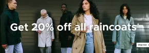 Get 20% off all raincoats