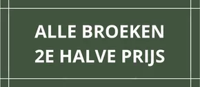 Catalogus van Slot Menswear in Laren (Noord-Holland) | Alle broeken 2e halve prijs | 2025-10-31T00:00:00.000Z - 2025-11-14T00:00:00.000Z