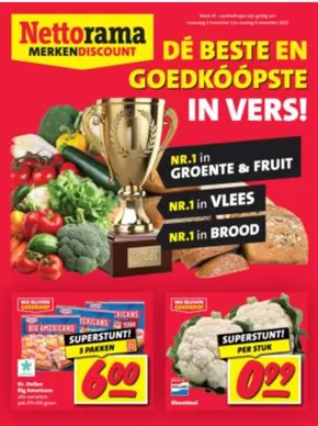 Catalogus van Nettorama in Hasselt | Folder Nettorama | 2025-11-03T00:00:00.000Z - 2025-11-09T00:00:00.000Z