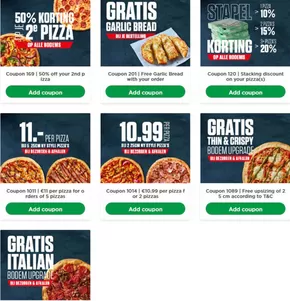 Catalogus van New York Pizza in Hoofddorp | 50% Korting  | 2025-11-03T00:00:00.000Z - 2025-11-17T00:00:00.000Z