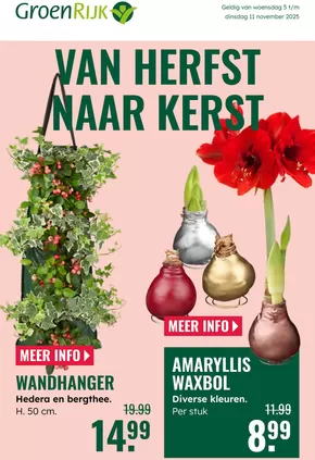 Catalogus van GroenRijk in Groningen | GroenRijk folder | 2025-11-05T00:00:00.000Z - 2025-11-11T00:00:00.000Z