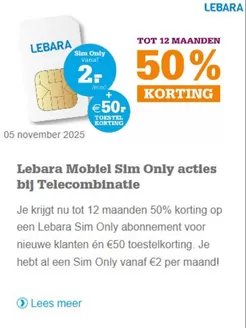 Catalogus van Telecombinatie in Best | 50% Korting | 2025-11-05T00:00:00.000Z - 2025-11-19T00:00:00.000Z
