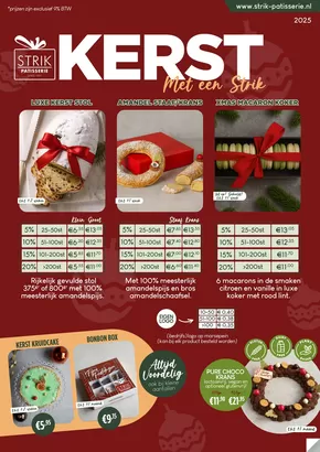 Catalogus van Strik Patisserie in Vlaardingen | Kerst | 2025-11-05T00:00:00.000Z - 2025-12-31T00:00:00.000Z