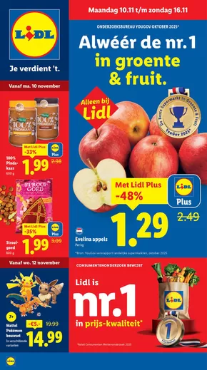 Catalogus van Lidl in Den Haag | Speciale aanbiedingen voor u | 2025-11-06T00:00:00.000Z - 2025-11-16T00:00:00.000Z
