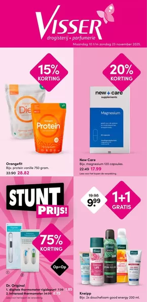 Catalogus van Drogisterij Visser in Breda | Drogisterij Visser folder | 2025-11-10T00:00:00.000Z - 2025-11-23T00:00:00.000Z