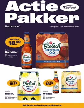 Catalogus van Bidfood in Schagen | Actiepakker Restauratief | 2025-11-10T00:00:00.000Z - 2025-11-23T00:00:00.000Z
