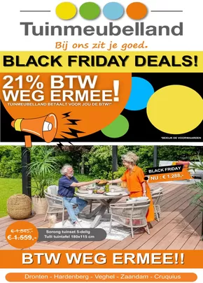 Catalogus van Tuinmeubelland in Amsterdam | Black Friday Deals | 2025-11-10T00:00:00.000Z - 2025-11-24T00:00:00.000Z