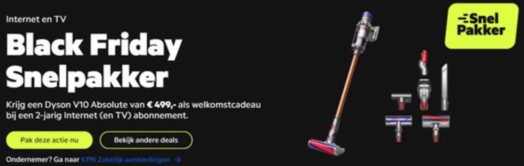 Catalogus van KPN | Black Friday Snelpakker | 2025-11-10T00:00:00.000Z - 2025-11-24T00:00:00.000Z