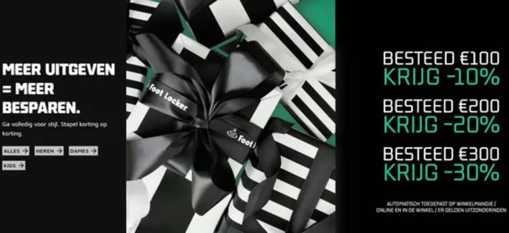 Catalogus van Foot Locker in Hilversum | Meer uitgeven = meer Besparen. | 2025-11-11T00:00:00.000Z - 2025-11-25T00:00:00.000Z