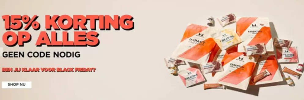 Catalogus van Myprotein in 's-Hertogenbosch | 15% korting op alles | 2025-11-17T00:00:00.000Z - 2025-12-01T00:00:00.000Z