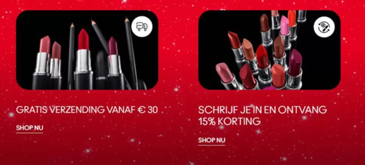 Catalogus van Mac cosmetics in Amsterdam | Gratis verzending vanaf € 30 | 2025-11-19T00:00:00.000Z - 2025-12-03T00:00:00.000Z