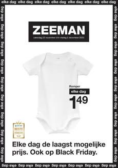 Catalogus van Zeeman in Bussum | Actuele speciale acties | 2025-11-22T00:00:00.000Z - 2025-12-05T00:00:00.000Z