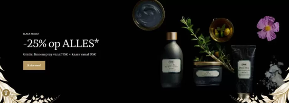 Catalogus van Sabon in Nijverdal | Black friday -25% op alles | 2025-11-25T00:00:00.000Z - 2025-11-30T00:00:00.000Z