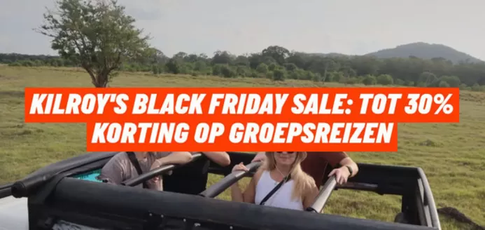 Catalogus van KILROY in Amsterdam | Kilroy's black friday sale: tot 30% korting op groepsreizen | 2025-11-25T00:00:00.000Z - 2025-11-30T00:00:00.000Z