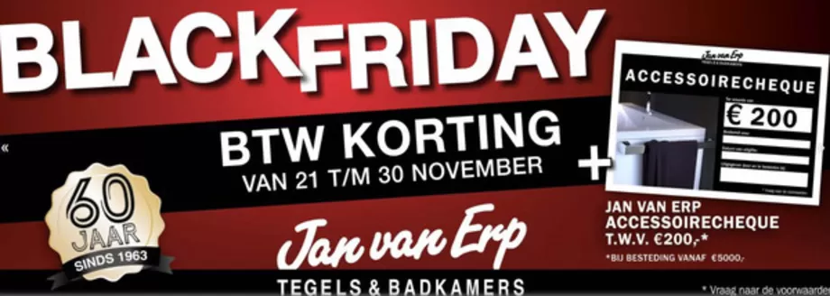 Catalogus van Jan van Erp tegels & sanitair in Den Haag | Black Friday | 2025-11-25T00:00:00.000Z - 2025-11-30T00:00:00.000Z