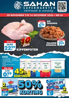 Catalogus van Sahan Supermarkten in Venlo | Sahan Supermarkten folder | 2025-11-28T00:00:00.000Z - 2025-12-14T00:00:00.000Z