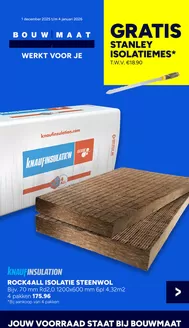 Catalogus van Bouwmaat in Wierden | Bouwmaat folder | 2025-12-01T00:00:00.000Z - 2026-01-04T00:00:00.000Z