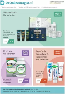 Catalogus van De Online Drogist in Emmen | Tot 25% Korting | 2025-12-02T00:00:00.000Z - 2025-12-23T00:00:00.000Z