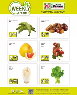 Catalogus van Amazing Oriental in Leeuwarden | Aanbiedingen voor koopjesjagers | 2025-12-03T00:00:00.000Z - 2025-12-09T00:00:00.000Z